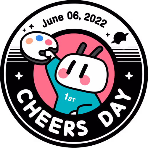 Cheers Up Badge