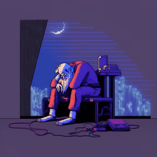 Unemployed santa