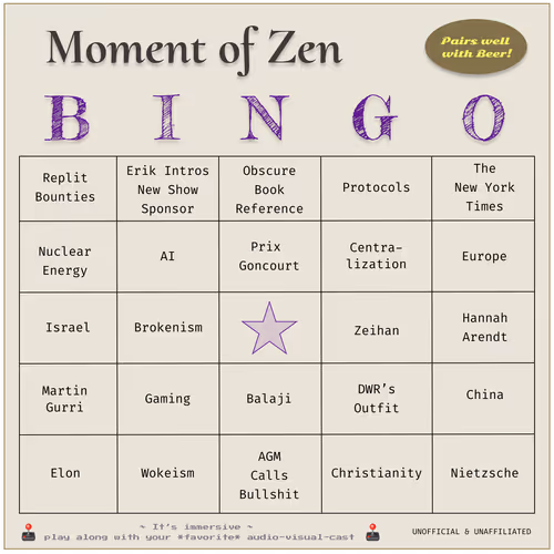 MoZ Bingo