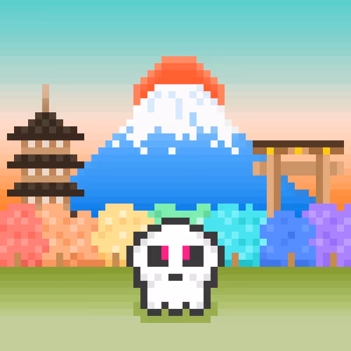 Joi Ito × Kawaii SKULL Collection Mt Fuji