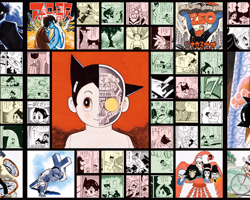 From the Fragments of Tezuka Osamu - Generative Art