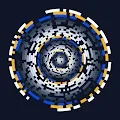 Chaotic Circles by Yury Coding Art