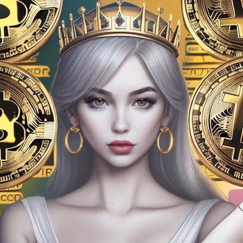Crypto Currency Queen Girl