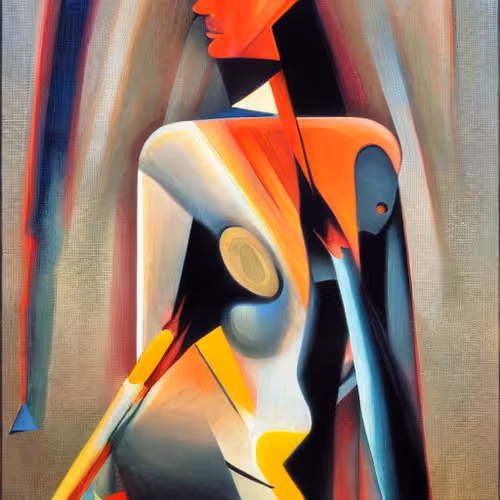 FEMALE MATRIX by Giacomo Balla