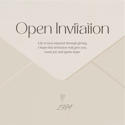 Open Invitation