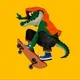 Crocodile SK8 1K ETH Genesis Pass.