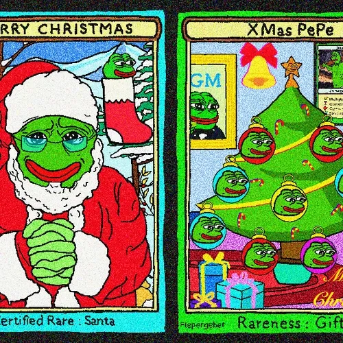 Christmas Card Gifts - Rare Pepe Studies