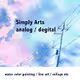 Simple water color painting et cetera