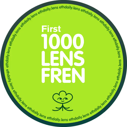 ETH Daily First 1000 Lens Follower