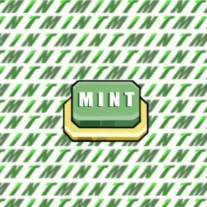A Common Mint Button