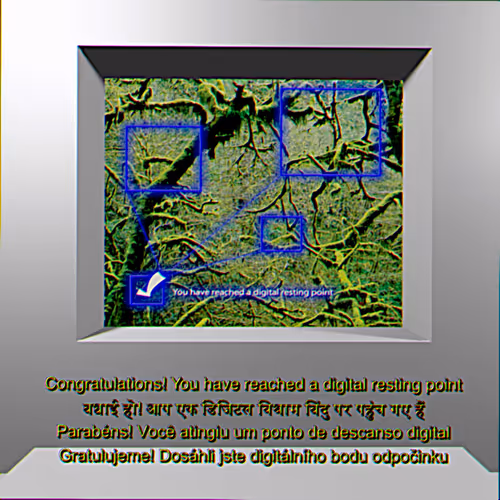 You have reached a digital resting point