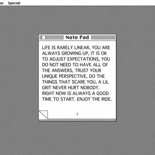 notepad reminder