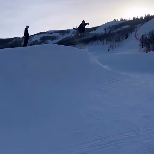 A day skiing at Park City