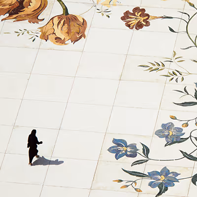 Flowers of a Mosque by Dave Yoder