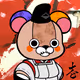 Calligraphy Art Bear