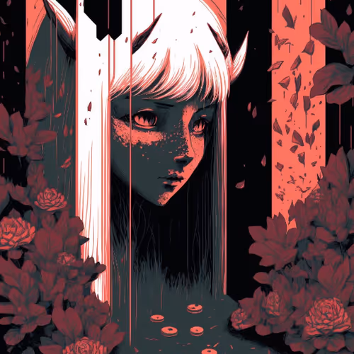 Crimson Portrait