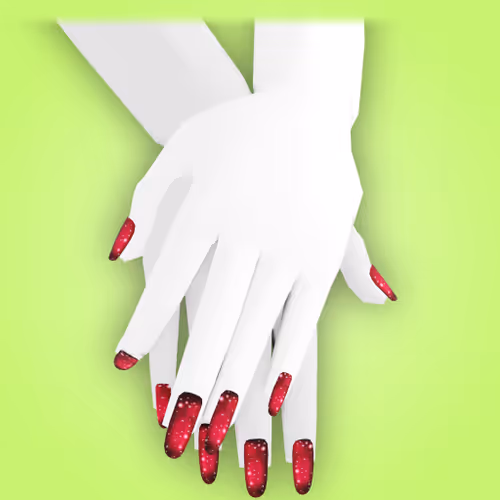 Red Planet Nails by Doki3D