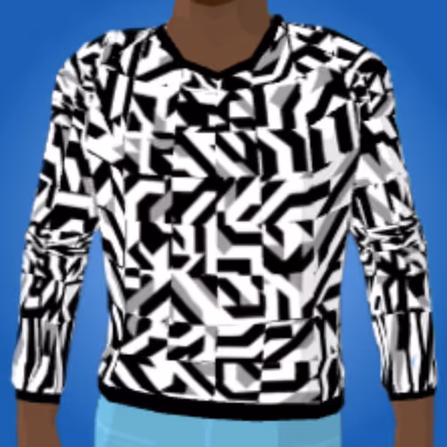 Dazzle Camo Sweater #DCLAW24