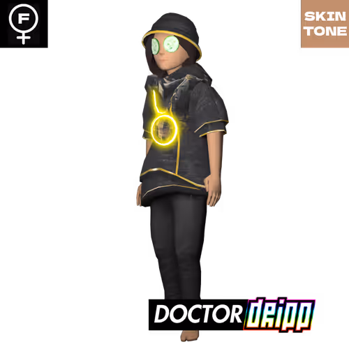 Special edition VRM format of Transformative Streetwear Vol. 2 - Female, Light Skin Tone v
