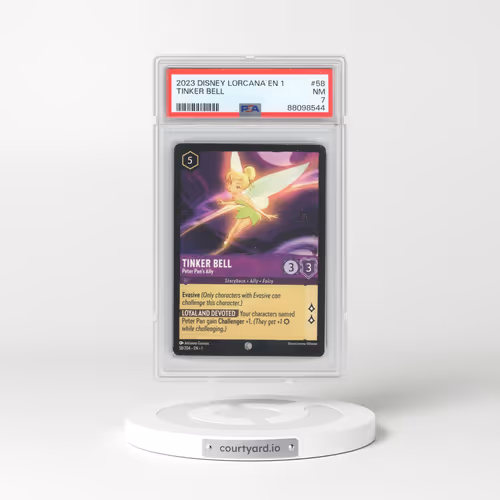 2023 The First Chapter - English #58 Tinker Bell - Peter Pan's Ally (PSA 7 NM)
