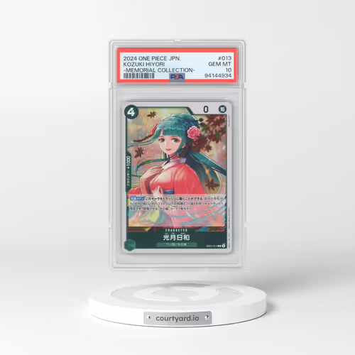 2024 One Piece Japanese Extra Booster -Memorial Collection #013 Kozuki Hiyori (PSA 10 GEM MINT)