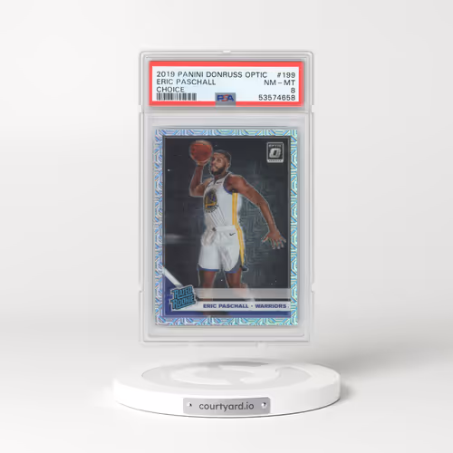 2019 Panini Donruss Optic #199 Eric Paschall (PSA 8 NM-MT)