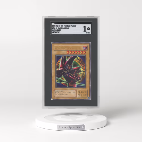 2000 Yu-Gi-Oh! Premium Pack 4 Japanese #P4-02 Dark Magician - Ultra Rare (SGC 1 PR)
