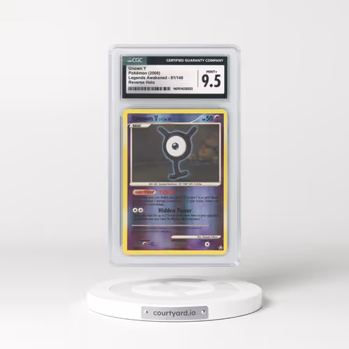 2008 Legends Awakened #81 Unown Y - Holo (CGC 9.5 MINT+)