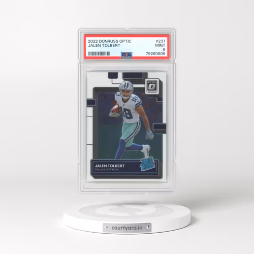 2022 Panini Donruss Optic #231 Jalen Tolbert (PSA 9 MINT)