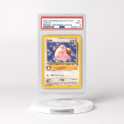 1999 Black Star Promos #31 Cleffa - Pokémon League (PSA 9 MINT)