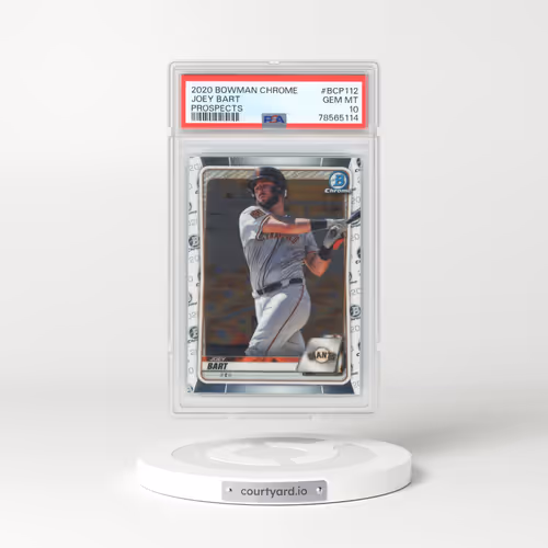 2020 Bowman Chrome Prospects #BCP112 Joey Bart (PSA 10 GEM MINT)