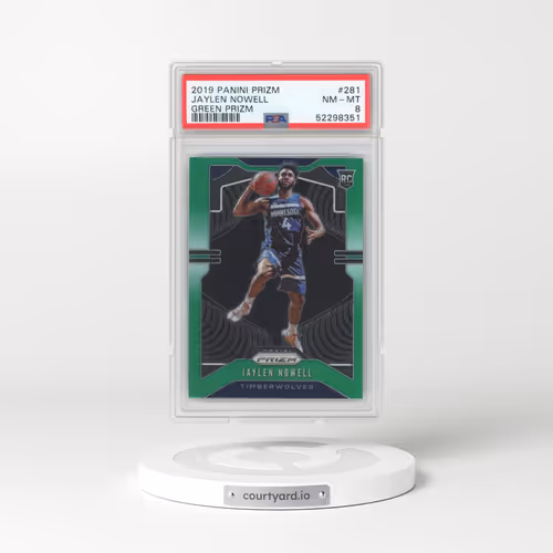 2019 Panini Prizm #281 Jaylen Nowell (PSA 8 NM-MT)
