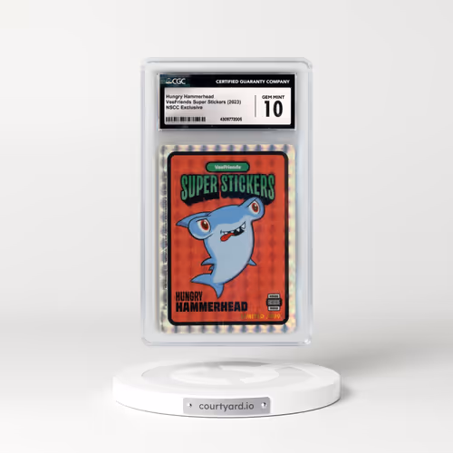 2023 VeeFriends Super Stickers Hungry Hammerhead - NSCC Exclusive (CGC 10 GEM MINT)