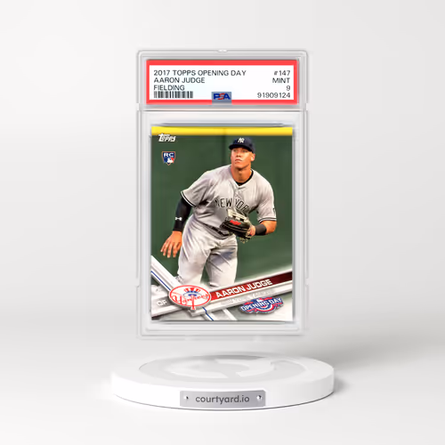 2017 Topps Opening Day #147 Aaron Judge - Fielding (PSA 9 MINT)