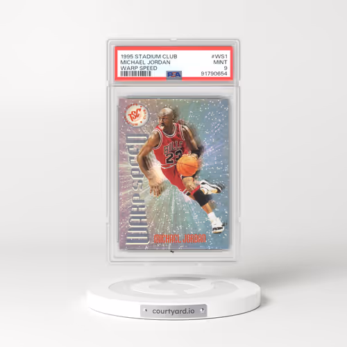 1995 Stadium Club Warp Speed #WS1 Michael Jordan (PSA 9 MINT)