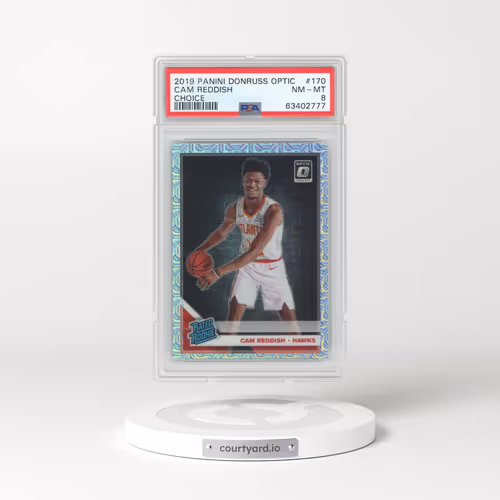 2019 Panini Donruss Optic #170 Cam Reddish - Choice (PSA 8 NM-MT)