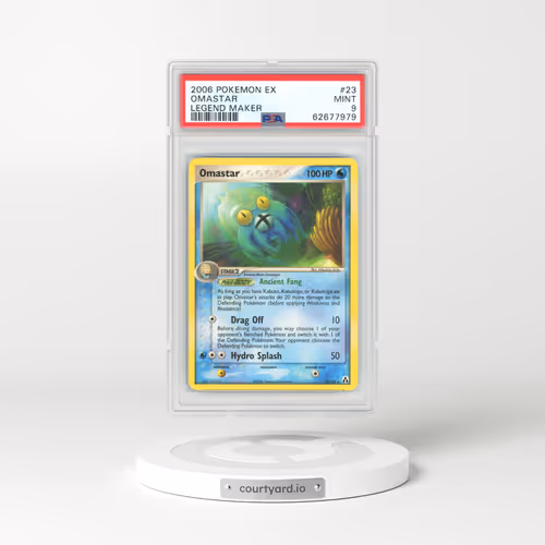 2006 EX Legend Maker #23 Omastar (PSA 9 MINT)