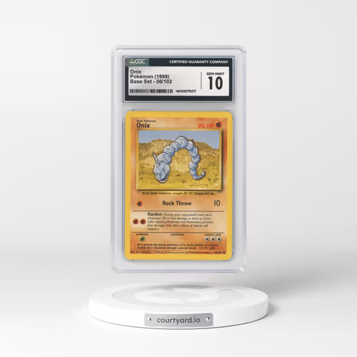 1999 Base Set #56 Onix (CGC 10 GEM MINT)