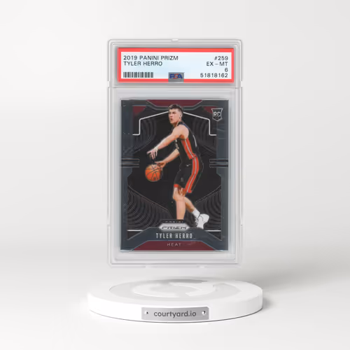 2019 Panini Prizm #259 Tyler Herro (PSA 6 EX-MT)