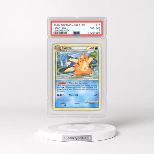 2010 HS Unleashed #16 Floatzel (PSA 8 NM-MT)