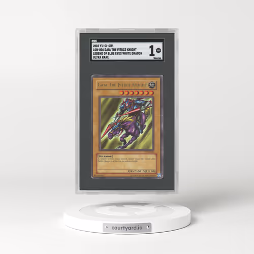 2002 Yu-Gi-Oh! #LOB-006 Gaia The Fierce Knight - Legend of Blue Eyes White Dragon (SGC 1 PR)