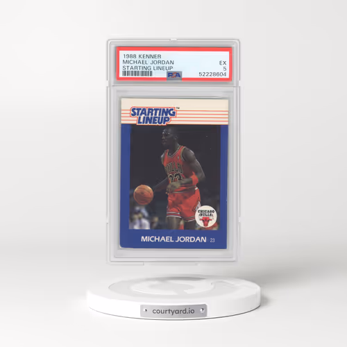 1988 Kenner Starting Line-Up #40 Michael Jordan (PSA 5 EX)