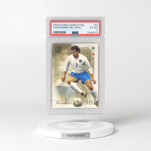 2004 Futera World Football #53 Alessandro Del Piero (PSA 6 EX-MT)