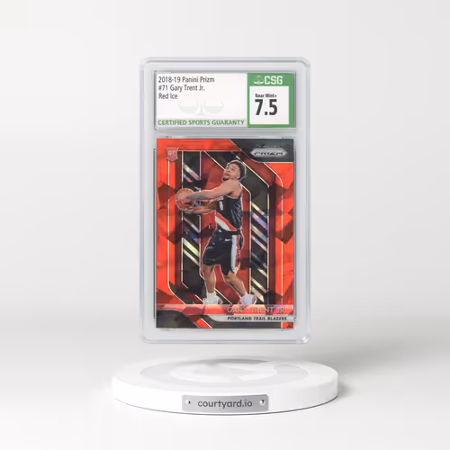 2018 Panini Prizm #71 Gary Trent Jr. - Red Ice (CSG 7.5 NM+)