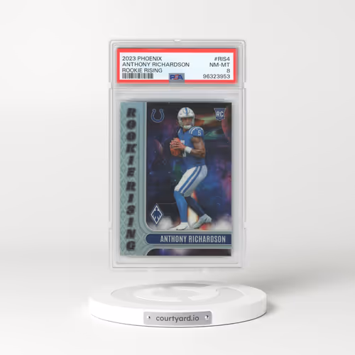 2023 Panini Phoenix Rookie Rising #RIS4 Anthony Richardson (PSA 8 NM-MT)