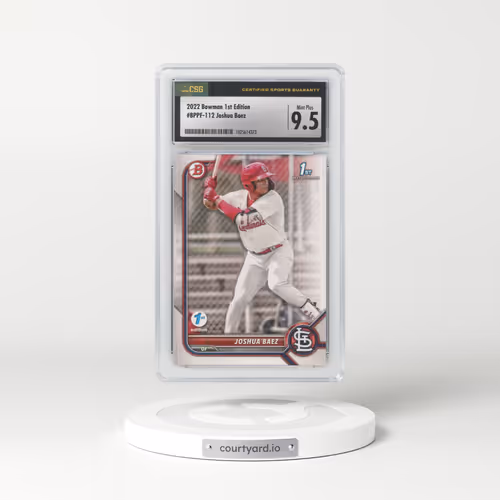 2022 Bowman 1st Edition #BPPF-112 Joshua Baez (CSG 9.5 MINT+)