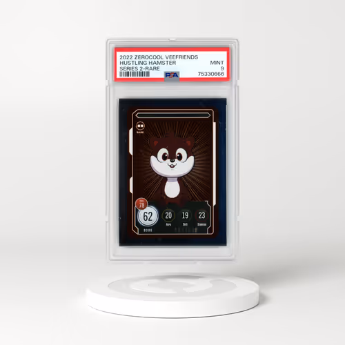2022 Zerocool VeeFriends Hustling Hamster - Series 2 - Rare (PSA 9 MINT)