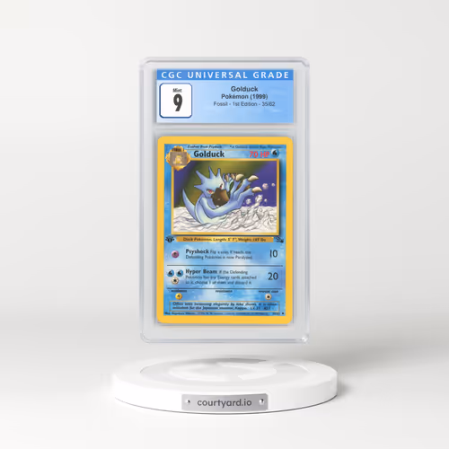 1999 Fossil #35 Golduck - 1st Edition (CGC 9 MINT)