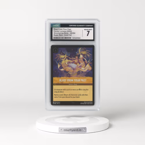 2024 Shimmering Skies - English #28/204 Blast From Your Past - Cold Foil (CGC 7 NM)