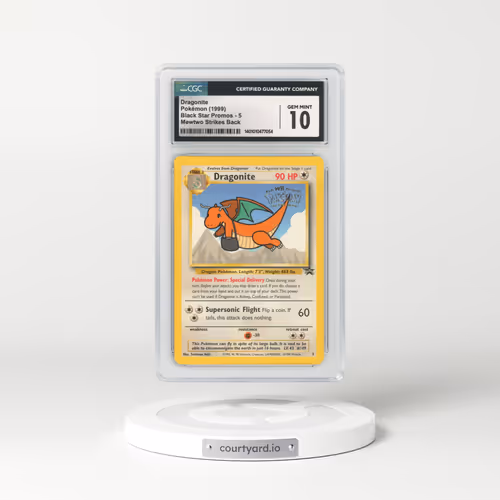 1999 Black Star Promos #5 Dragonite - Mewtwo Strikes Back (CGC 10 GEM MINT)